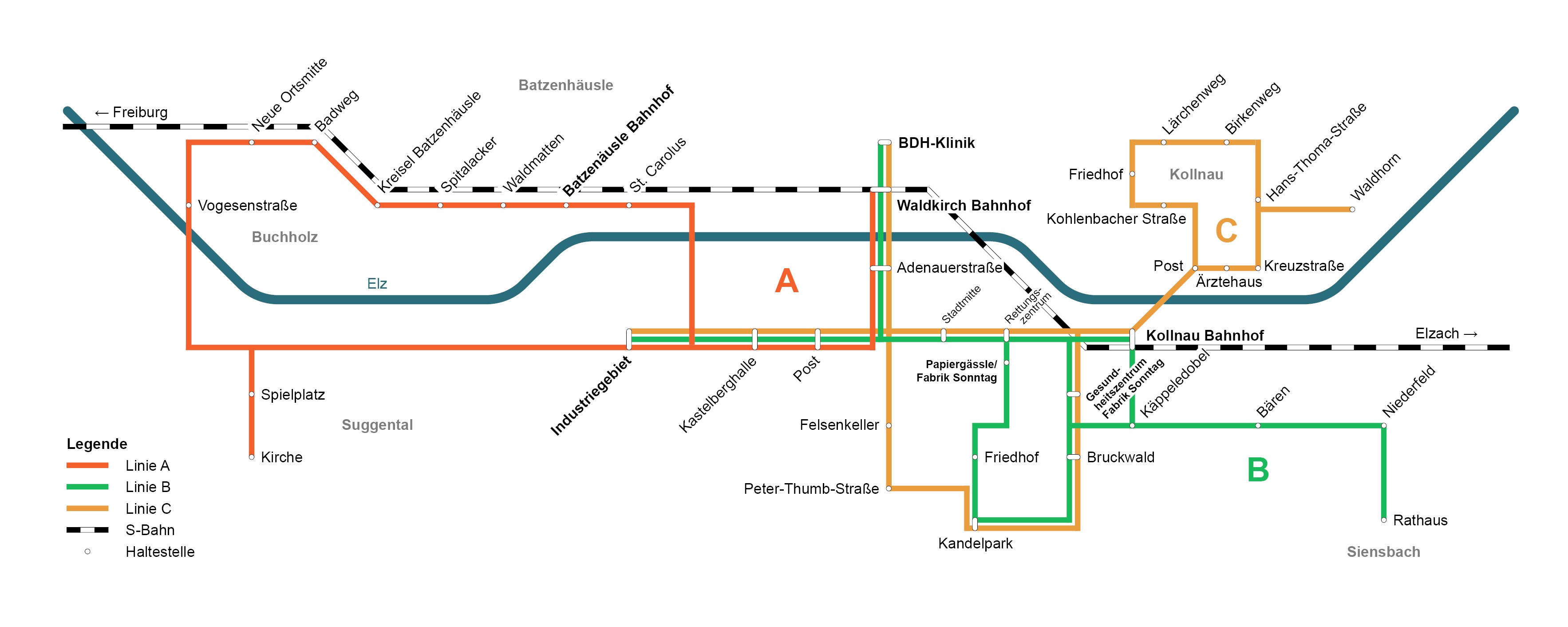 Waldkirch | Linien Und Fahrplan